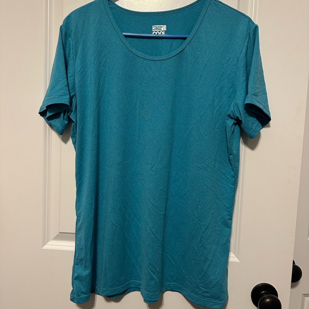 Women’s 32° Degrees Cool Teal Short Sleeve T-Shirt XXL